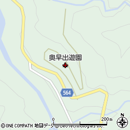 奥早出遊園周辺の地図