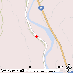 福島県耶麻郡西会津町宝坂大字宝坂峠ノ下乙周辺の地図