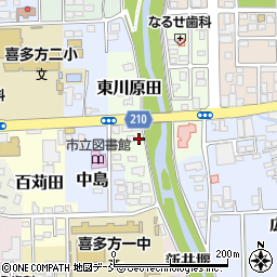 福島県喜多方市東川原田7549周辺の地図