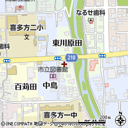 福島県喜多方市東川原田7261周辺の地図