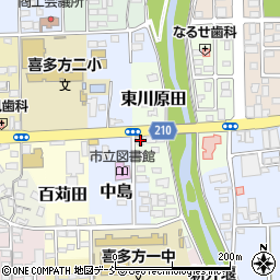 福島県喜多方市東川原田7258周辺の地図