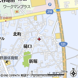福島県喜多方市関柴町上高額新堀156-7周辺の地図