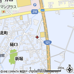 福島県喜多方市関柴町上高額新堀150-1周辺の地図