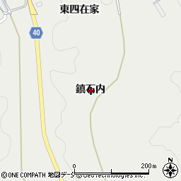 福島県福島市飯野町鎮石内周辺の地図
