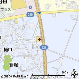 福島県喜多方市関柴町上高額新堀23周辺の地図