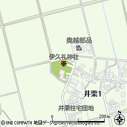 伊久礼神社周辺の地図