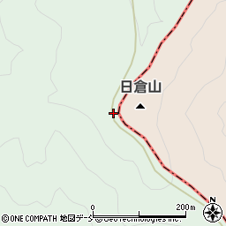 日倉山周辺の地図