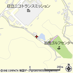 新潟県加茂市下条周辺の地図