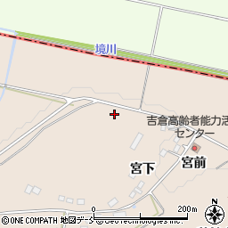 福島県二本松市吉倉宮田周辺の地図