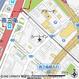 ホテルルートイン燕三条駅前周辺の地図
