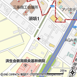 株式会社タカショー新潟三条営業所周辺の地図