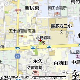 福島県喜多方市御清水南7369周辺の地図