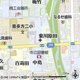 福島県喜多方市柳原7502-1周辺の地図
