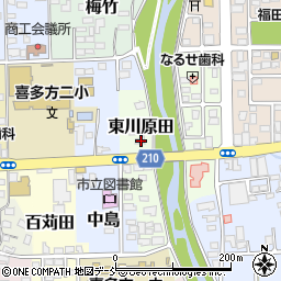 福島県喜多方市東川原田7538周辺の地図