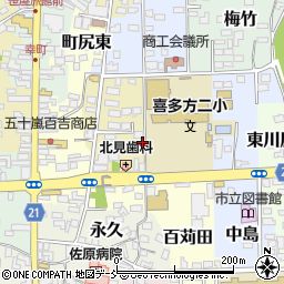福島県喜多方市御清水南7357周辺の地図