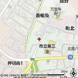 長源段第2駐車場周辺の地図