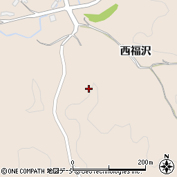 福島県伊達郡川俣町西福沢長曽根山周辺の地図