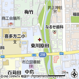 福島県喜多方市東川原田7539周辺の地図