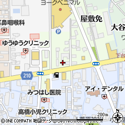 メガネの愛眼堂喜多方店周辺の地図
