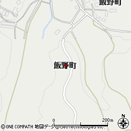 福島県福島市飯野町周辺の地図