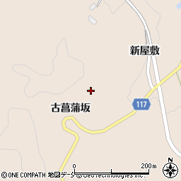 福島県伊達郡川俣町西福沢古菖蒲坂21周辺の地図