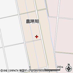新潟県三条市嘉坪川周辺の地図