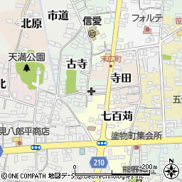福島県喜多方市古寺8625-10周辺の地図