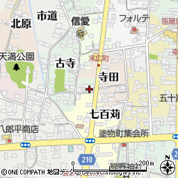 福島県喜多方市古寺8625-1周辺の地図