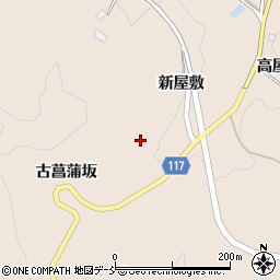 福島県伊達郡川俣町西福沢古菖蒲坂2-2周辺の地図