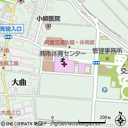 燕市民体育館周辺の地図