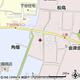 福島県喜多方市関柴町三津井松島198周辺の地図