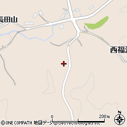 福島県川俣町（伊達郡）西福沢（坪ヶ坂）周辺の地図