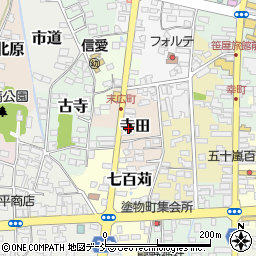 第一生命保険喜多方支部庁舎周辺の地図