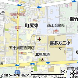 福島県喜多方市御清水南7364周辺の地図