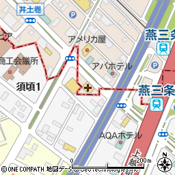 上州屋燕三条店周辺の地図