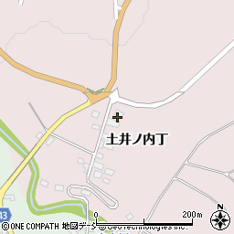 福島県喜多方市山都町木幡谷地丁周辺の地図