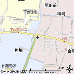 福島県喜多方市関柴町三津井松島187周辺の地図