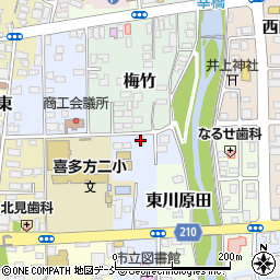 福島県喜多方市柳原7389-3周辺の地図