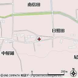 福島県南相馬市原町区信田沢（日照田）周辺の地図