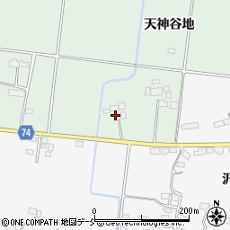 福島県南相馬市原町区上北高平天神谷地周辺の地図