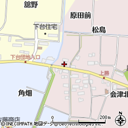 福島県喜多方市関柴町三津井松島91周辺の地図