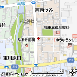 眼鏡市場喜多方店周辺の地図