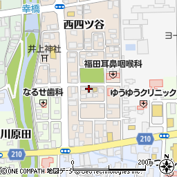 福島県喜多方市谷地周辺の地図