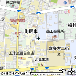 福島県喜多方市沢ノ免7343周辺の地図