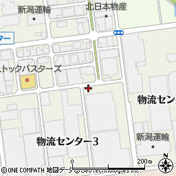 新潟県燕市物流センター周辺の地図