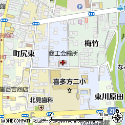 福島県喜多方市沢ノ免7331周辺の地図