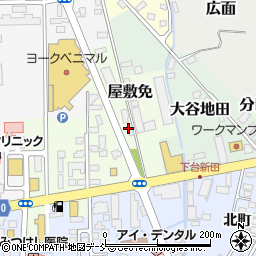 ドコモショップ喜多方店周辺の地図