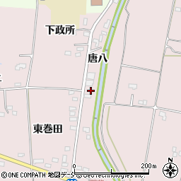 福島県喜多方市関柴町三津井唐八960-7周辺の地図