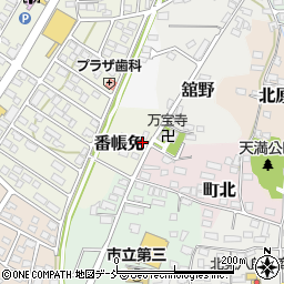 福島県喜多方市番帳免9114周辺の地図