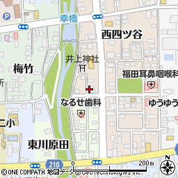 喜多方ガラスセンター周辺の地図